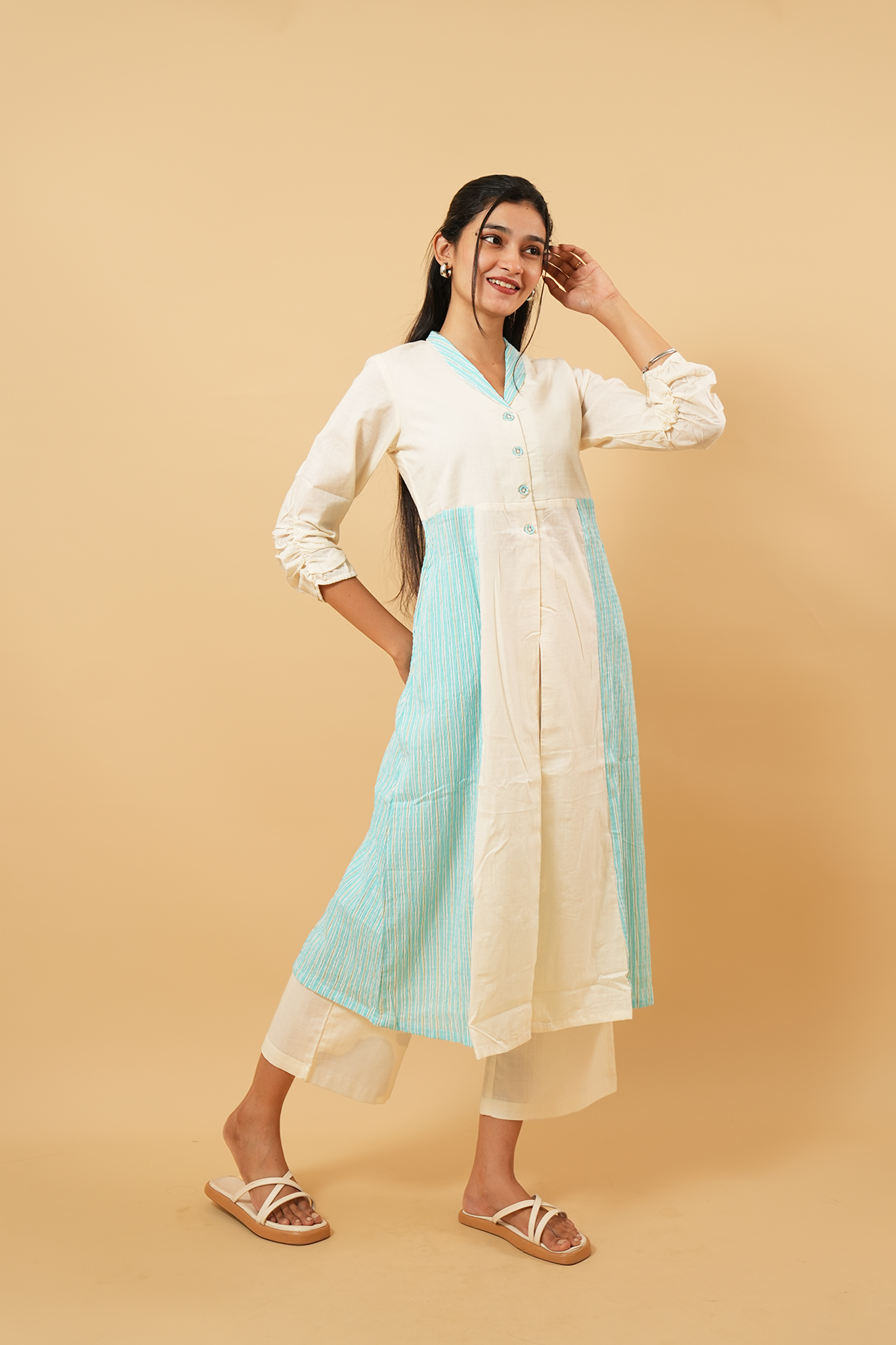 Ocean Mist Trench Co-ord Set