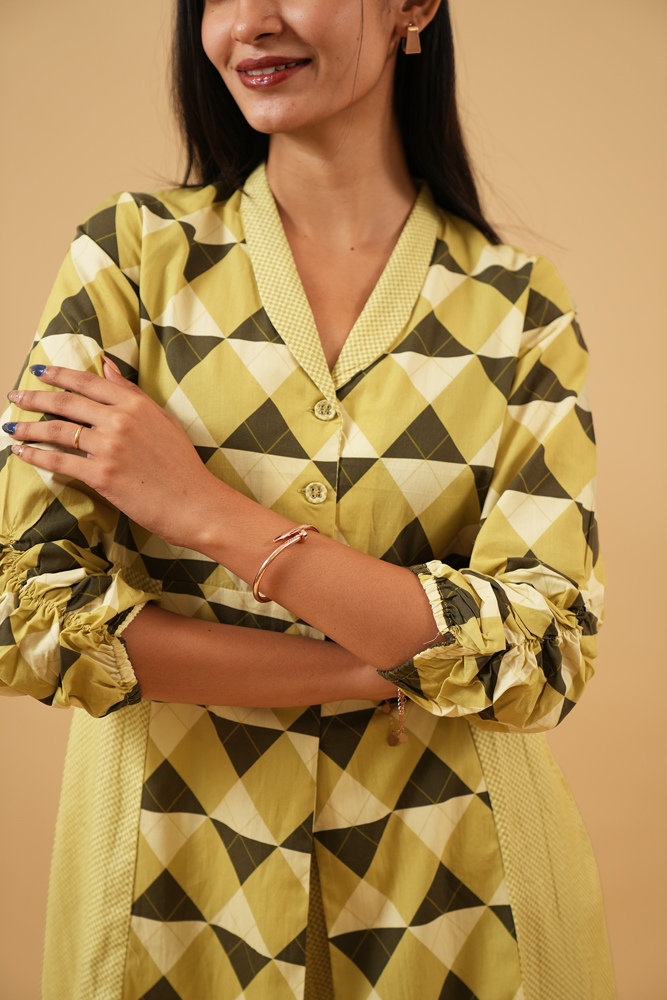 Geo Voyage Trench Co-ord Set