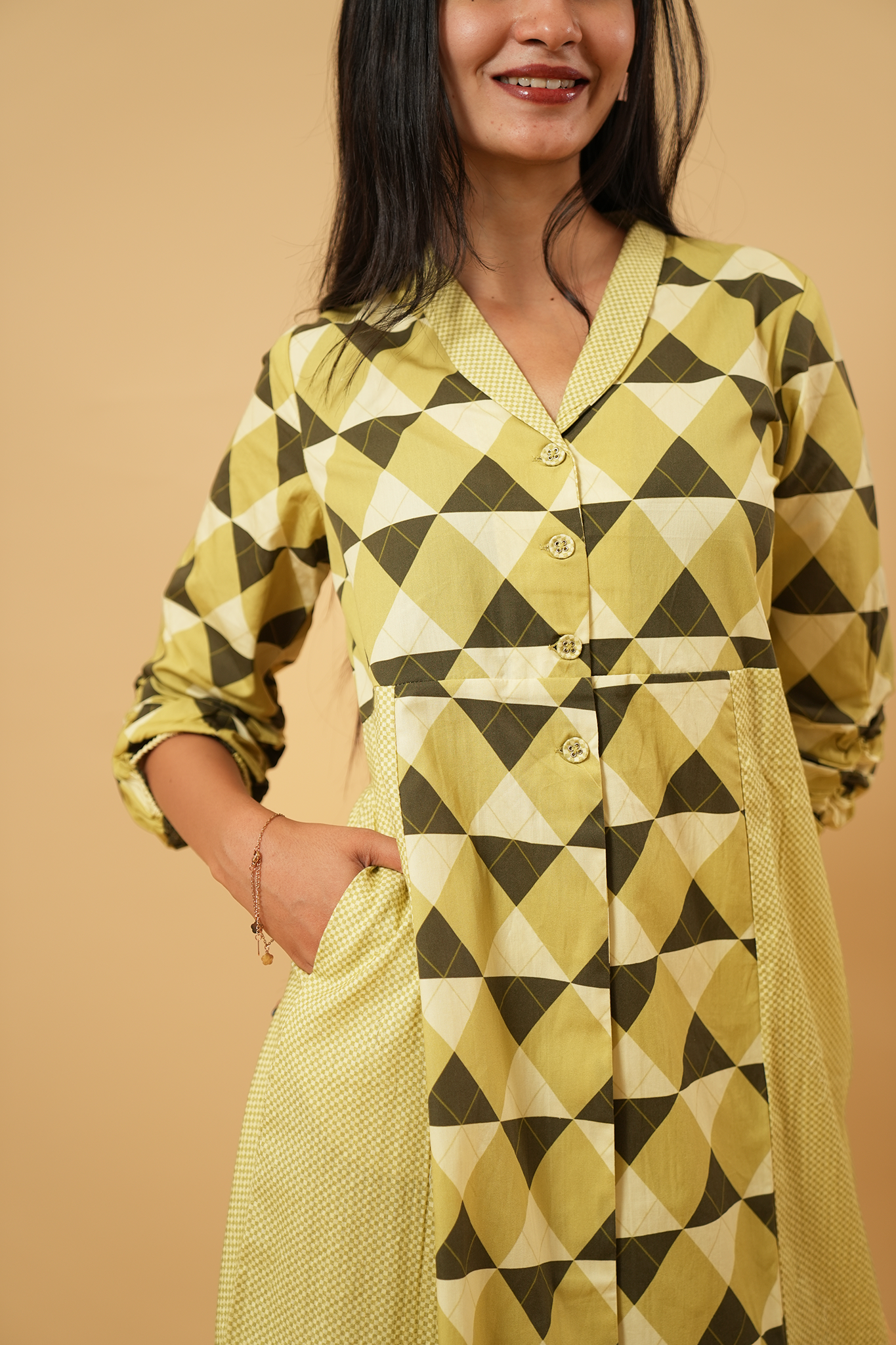 Geo Voyage Trench Co-ord Set