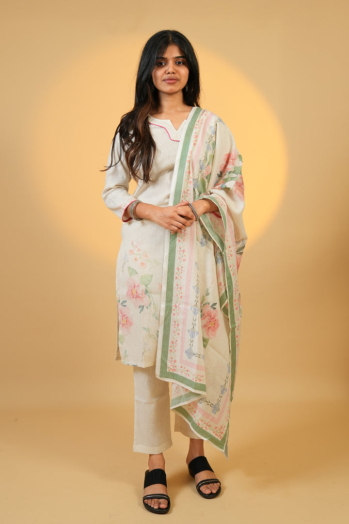 Soft Line Straight Kurta Set