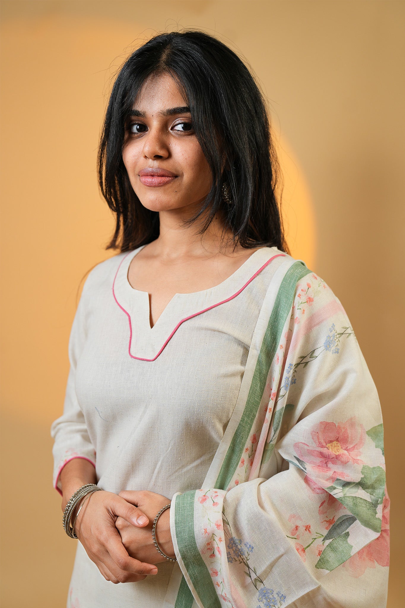 Soft Line Straight Kurta Set
