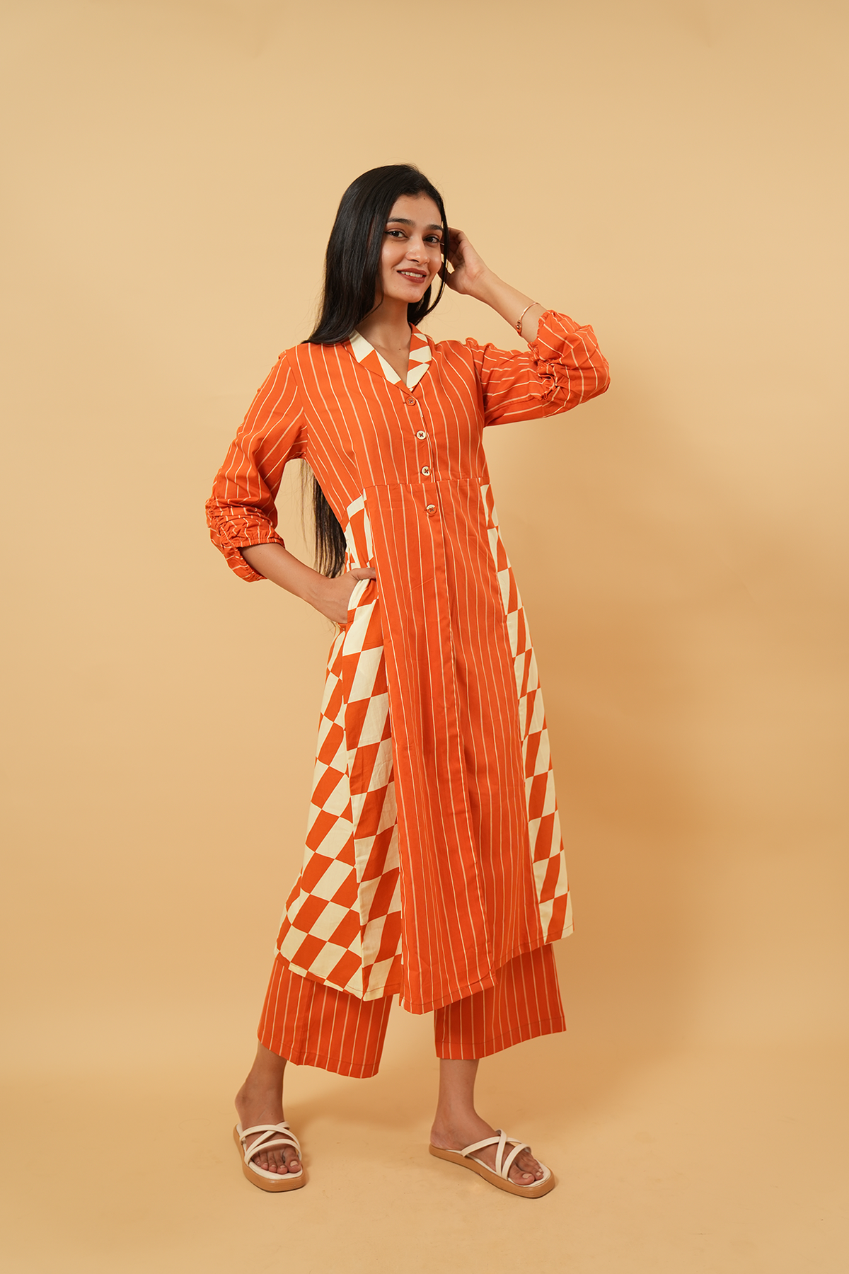 Sun Drift Trench Co-ord Set