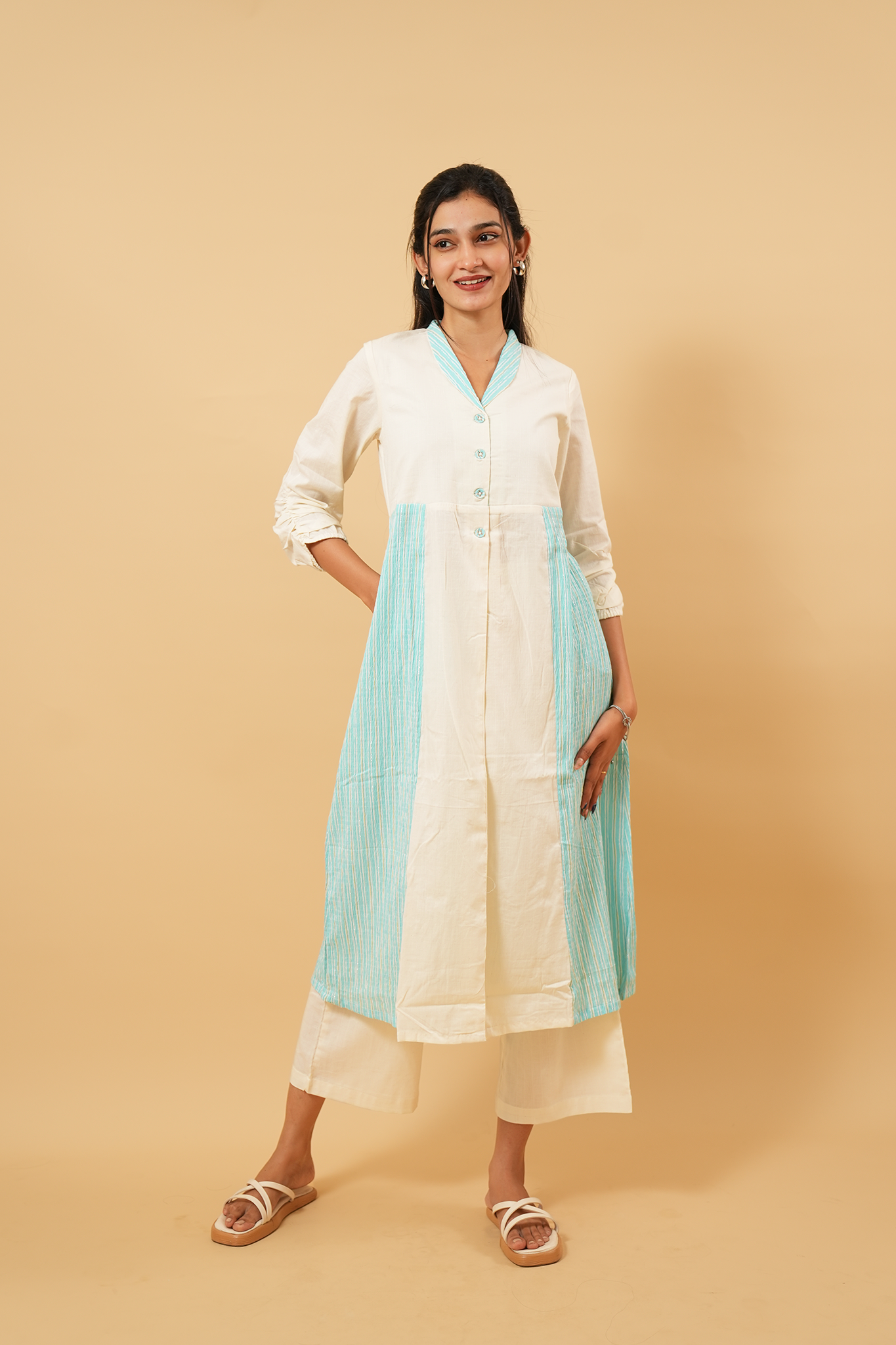 Ocean Mist Trench Co-ord Set