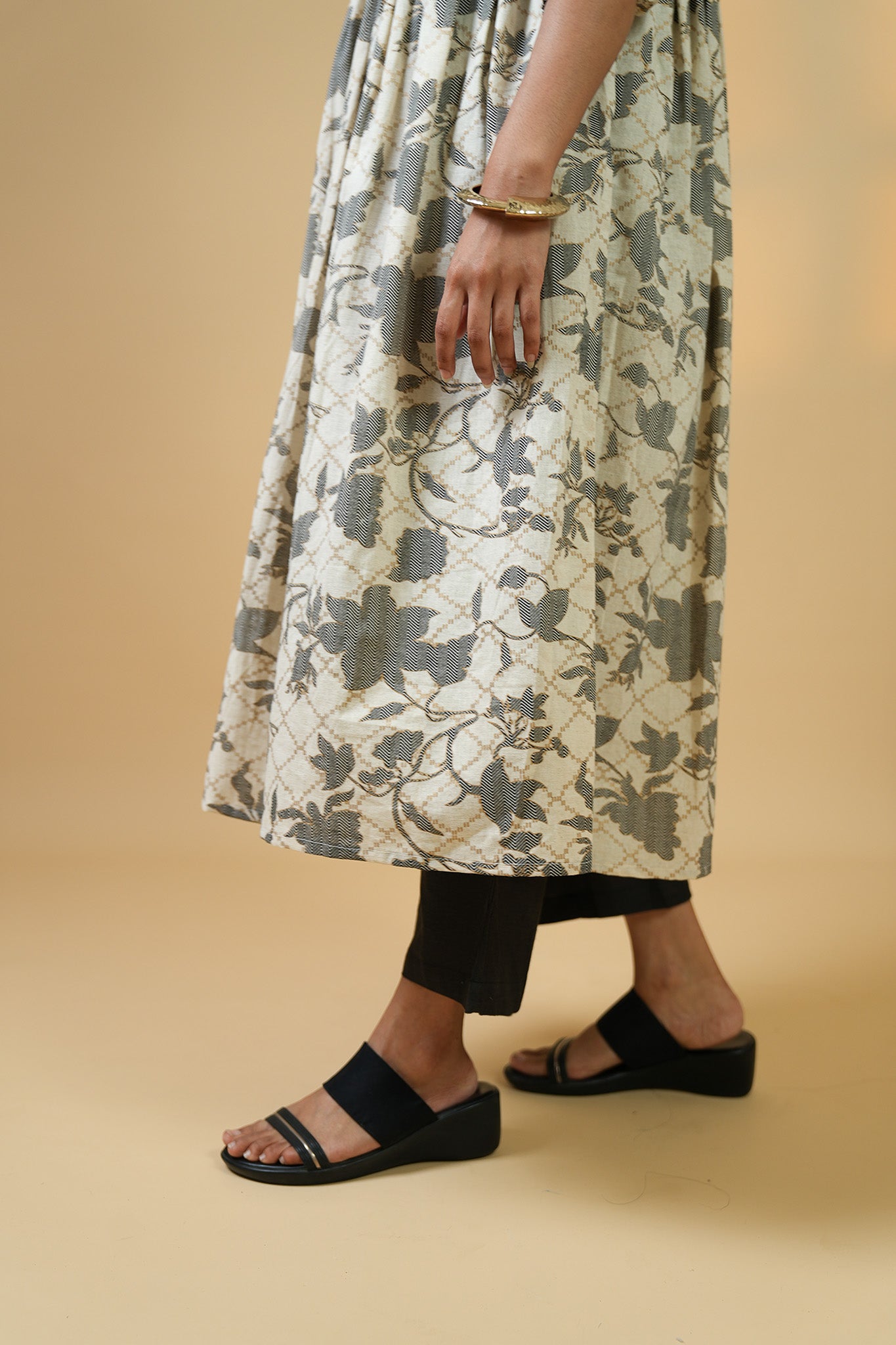 Gathered Stillness in Kurta Set