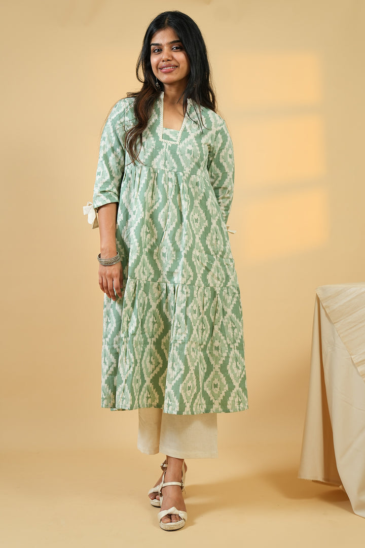 Tiered Rhythm Kurta Set