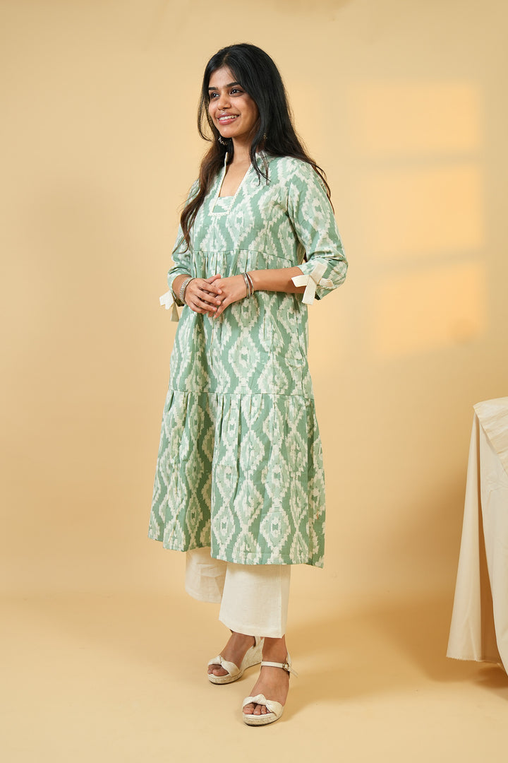 Tiered Rhythm Kurta Set