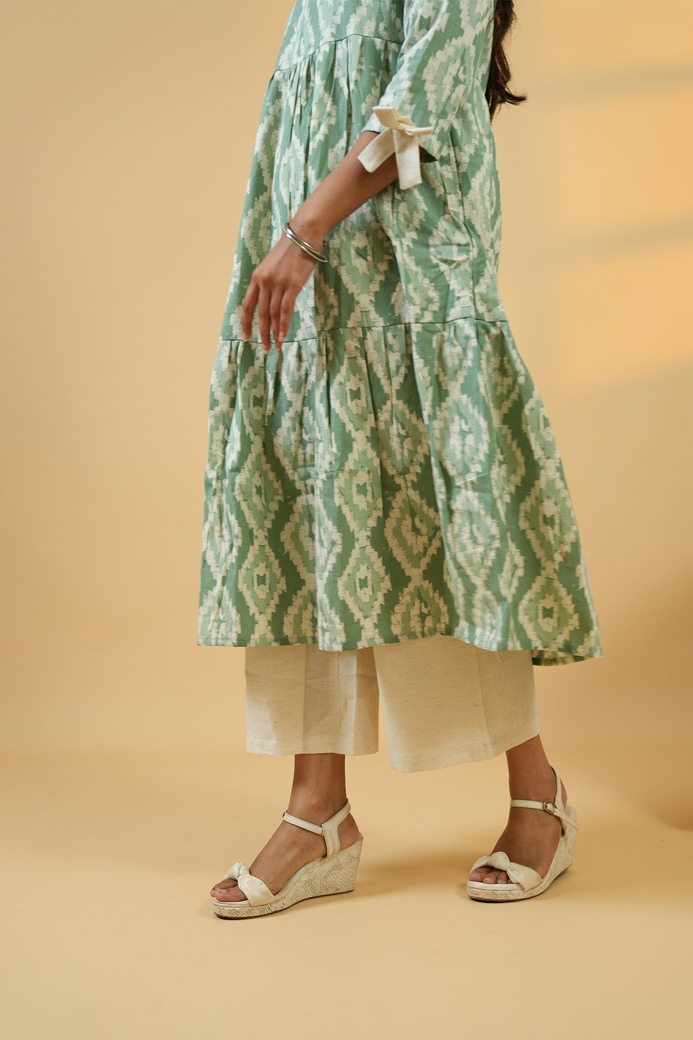 Tiered Rhythm Kurta Set